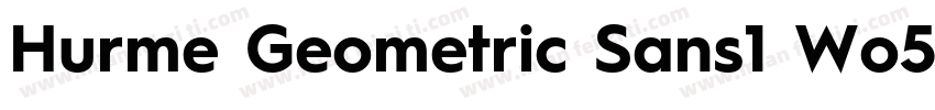 Hurme Geometric Sans1 Wo5Thobl字体转换